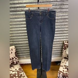 Liverpool Women's Sadie Straight Leg Denim Jean Blue Size 14